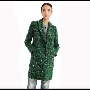 J.Crew Daphne Topcoat In Italian Tweed